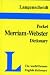 Book Langenscheidt's Pocket Dictionary Merriam-Webster English (Langenscheidt's Pocket Dictionary)