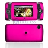 Sidekick 2008 Cell Phone Hot Pink Rubber Feel Protective Case Faceplate Cover