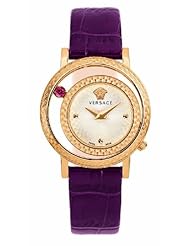 Versace Womens VDA020014 Venus Analog Display Quartz Purple Watch