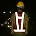 Fuloon 16 LED Light Up Safety Reflective Stripes Vest Traffic Outdoor Night Safety Warning Clothing