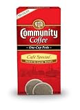Community Coffee 162166 Cafe Special Single Cup Coffee Pods, 108-count