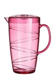 Premier Housewares 2.0 Litre Plastic Summer Jug, Pink