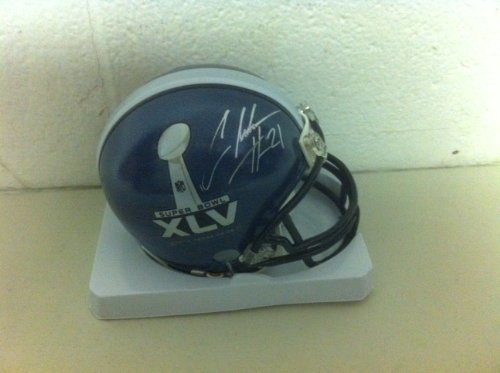 CHARLES WOODSON SIGNED AUTOGRAPHED GREEN BAY PACKERS SUPER BOWL MINI HELMET W/ HOLOGRAM + COA