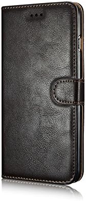 iPhone 6 Plus / iPhone 6s Plus wallet case [Magnetic Closure]iPhone 6 Plus leather case[Stand Featured]iPhone 6 Plus Flip Case [Credit Card holder](Black)