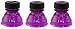 Three (3) Purple - Snap Capps - Reclosable Can Tops (Turns Almost Any Can into a Bottle!) Save Money Buy Cans over Bottles! Snap Capp - NO MORE Flat Drinks
