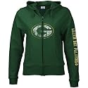Reebok Green Bay Packers Ladies Green Giant Logo Full Zip Hoody Sweatshirt