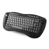 A mediaPC.tv 2.4Ghz Wireless Multimedia Keyboard with Optical TrackBall