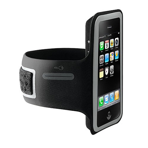 Belkin iPhone Sport Armband schwarz/ grau