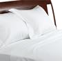 Martex 300-Thread-Count King Flat Sheet with Bonus King Fitted Sheet, White