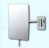 Review Mirror Place  / Minimalist Rectangular 3X Wall Mirror , Brushed Nickel