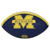 Michigan Wolverines Rubber Mini Football