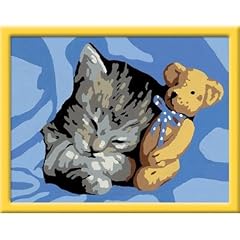 Ravensburger 27894 - Schlafendes K�tzchen - Malen nach Zahlen, 13x18 cm