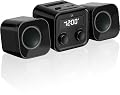 GPX HM102B Compact Home Music System with AM/FM Radio and MP3 Dock Connector