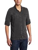 ck one Men’s Long Sleeve Button Front Shirt