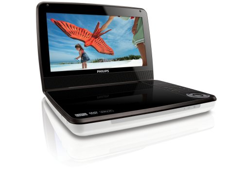 Philips PET941D/37 Portable DVD Player with 9-Inch LCD, White