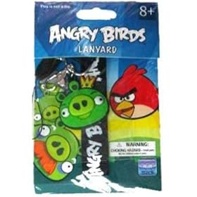  Angry Birds Lanyard Keychain King Pig