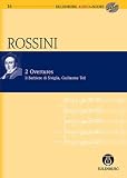 2 Overtures, Il Barbiere Di Sviglia, Guillaume Tell: Eulenburg+pocket Score and Audio CD (Eulenburg Audio+Score Series)
