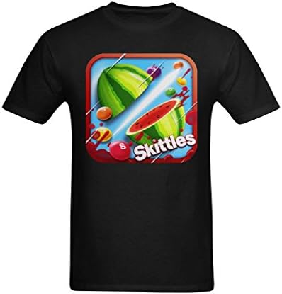 Wueqke Men's Fruit Ninja Game Skittles Logo
