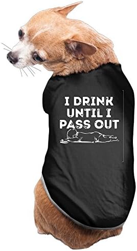 DOGGIE I Drink Until Ipass Out Dog Sweater Puppy Warm T-shirt