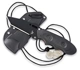 Fury® Smokies Neck Knife with Sheath Black