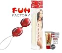 FunFactory Smartballs Original (Silber-Rot) Luxus Paket inkl. Gleitgel & Vibrator