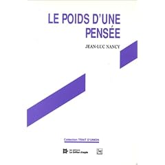 Le poids d'une pens�e