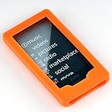 Premium Orange Thick Gel Silicon Skin for the Microsoft Zune HD 16, 32