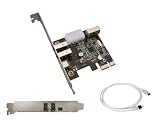PCIE to FIREWIRE 400 IEEE1394a CONTROLLER CARD - PCI EXPRESS 1x - CHIPSET : VIA VT6315 - With ILink Cable