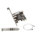 PCIE to FIREWIRE 400 IEEE1394a CONTROLLER CARD - PCI EXPRESS 1x - CHIPSET : VIA VT6315 - With ILink Cable
