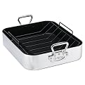 Oneida Extra-Large Commercial Aluminum Roasting Pan with Rack