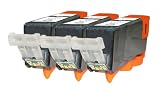 3 Pack. Compatible Cartridges for Canon PGI-220.