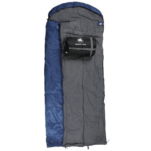 10T ALASKAN Sac de couchage couverture Bleu 235 x 100 cm
