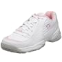 Wilson Women's Hope Intrigue Tennis Shoe,White/Pink/Silver,11 M US