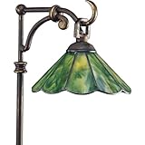 IMAGE OF Progress Lighting P5271-20 Landscape 12-Volt Glass Top Tiffany Path Light with Tiffany Art Glass, Antique Bronze