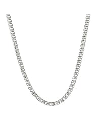 10 Karat White Gold Love Chain (2 mm Thick, 18 inch)