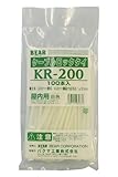 ベアーBEAR ケーブルロックタイKR-200 200mm 100本入り (屋内用) 白色