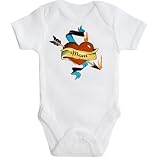 Love Mom infant baby short sleeve one piece... by Very Excellent Baby