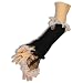 French Maid Gloves, ONE SIZE, BLACK/WHITE