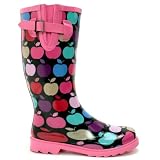 Spy Love Buy Pink Apple Festival Wellies Wellington Boots Sarah