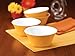 Rachael Ray Dinnerware Round and Square 4-Piece Stoneware Cereal Bowl Set, Yellow
