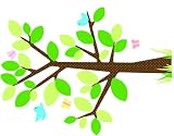 RoomMates RMK1319GM Dotted Tree Peel and Stick Wall Decal