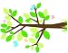 RoomMates RMK1319GM Dotted Tree Peel & Stick Wall Appliques