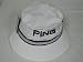 Ping Retro Bucket Hat White Black Stripe S/M Golf NEW