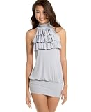 J Kara Dress, Scoop Neck Beaded Long Chiffon