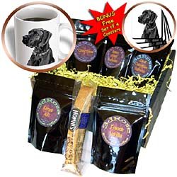 Dogs Great Dane - Black Great Dane - Coffee Gift Baskets - Coffee Gift Basket by Decaf Espresso Roast