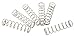 5 Pack of Kellogg's Research Labs Nitinol Micro Spring STD Temp 115°F (45°C) 0.020