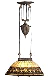 Provencia Tiffany-Style Pendant Chandelier