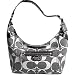 Coach Penelope Shantung Shoulder Hobo Bag 13291 Black