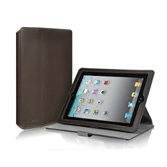 Luxa2 Metis Echt-Ledertasche vier ausw�hlbare Winkel (braun) f�r Apple iPad 2