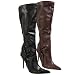 Anne Michelle by Journee High Heel Point Toe Boots